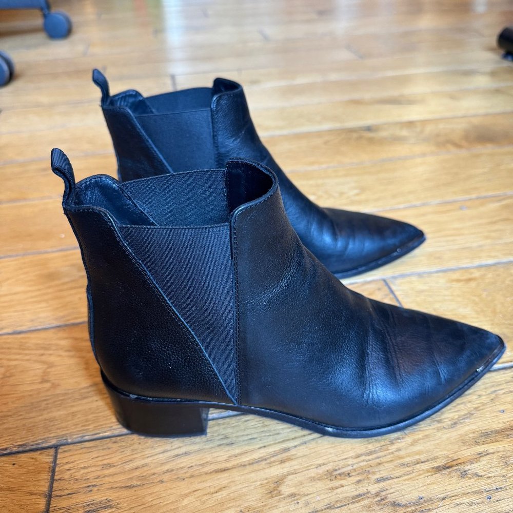 Acne Studio Black Jensen Boots - Picture 7 of 8